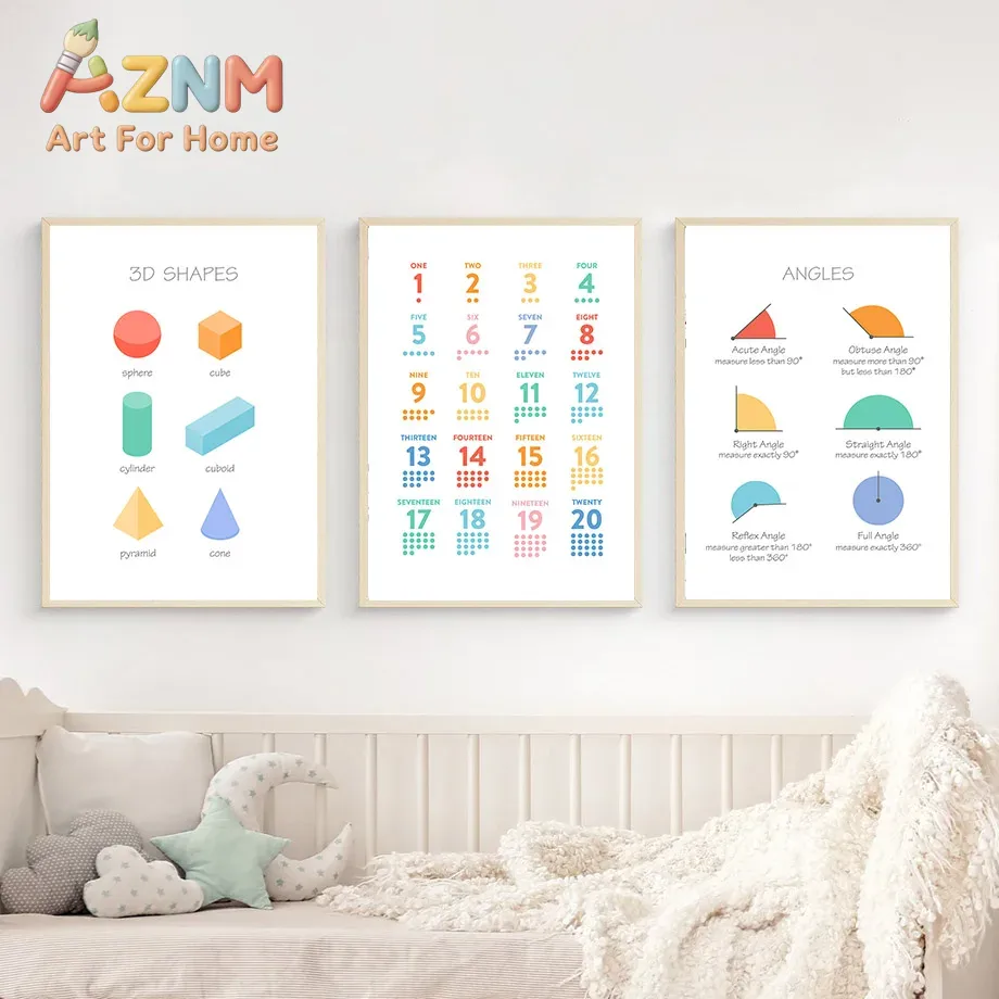 لوحة تعليمية للرياضيات من AZNM - مراجعة Kids Education Number وسعره