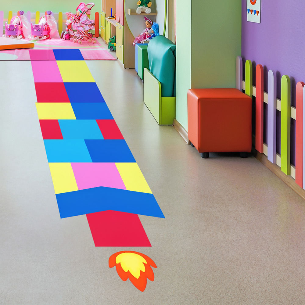 ملصق حائط على شكل صاروخ تعليمي - مراجعة Kids Education Activities وسعره